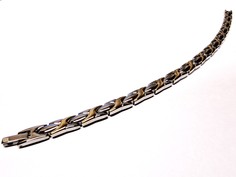 Браслет из стали р.22 STB-0016, магниты No Brand
