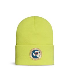 Шапка унисекс Napapijri F-Mountain y1g желтая, one size