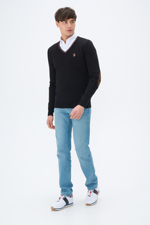 Пуловер мужской U.S. POLO Assn. G081SZ0TK0TD03-LY-R черный XL