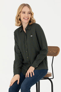 Рубашка женская US Polo Assn G082GL0040BERULA хаки 40