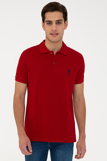 Футболка мужская U.S. POLO Assn. G081SZ0110TP04IY021_VR014_XS бордовая XS