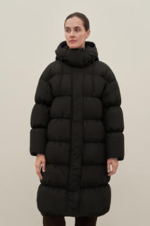 Пуховик-пальто женский Finn Flare FAD11074 черный XL