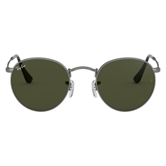 Солнцезащитные очки унисекс Ray-Ban Round зеленые