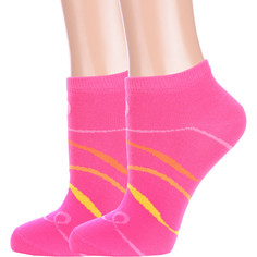 Комплект носков женских ХОХ 2-G-3R34 розовых 23, 2 пары