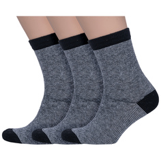 Комплект носков мужских Hobby Line 3-6288 черных 43-46