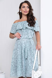 Платье женское LT Collection Элинор голубое 56 RU