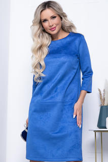 Платье женское LT Collection Элегантная простота синее 44 RU