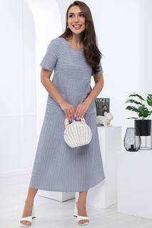 Платье женское LT Collection Сальма серое 48 RU