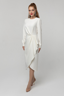 Платье женское Петербургский Швейный Дом 1478-1 белое 54 RU