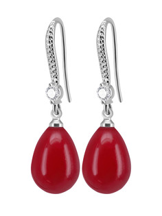 Серьги из бижутерного сплава OTOKODESIGN 2-60366, акрил/стразы
