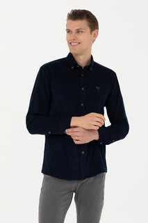 Рубашка мужская US Polo Assn G081SZ0040DORSTEN023K синяя M