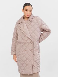 Пальто женское Lo 01232001 бежевое 50 RU