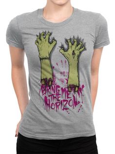 Футболка женская DreamShirts Studio Bring Me the Horizon - BMTH BRI-51112-1 серая 2XL