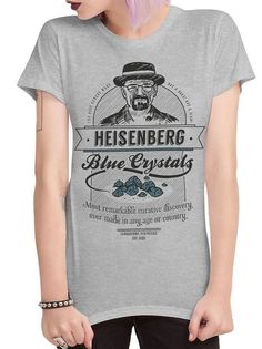 Футболка женская DreamShirts Studio Во все тяжкие - Хайзенберг SER-99822-1 серая 2XL