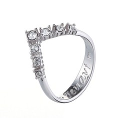 "Винтера" кольцо в родиевом покрытии из коллекции "Constanta" от Jenavi