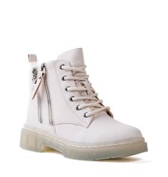 Ботинки женские Kinetix BEIGE BASIC CASUAL BOOTS INT1220K0 белые 36 EU