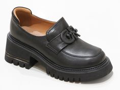 Лоферы женские SANDRA VALERI S3-L890 черные 38 RU