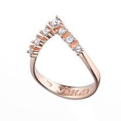 "Винтера" кольцо в золотом покрытии из коллекции "Constanta" от Jenavi