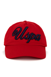 Бейсболка мужская US Polo Assn A081AK064P01DELLMEN-IY22 красная, one size