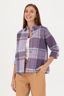 Рубашка женская US Polo Assn G082SZ0040TWISTO фиолетовая 38