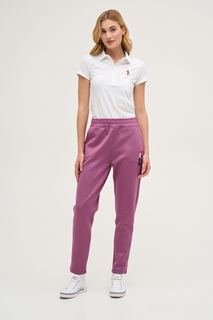 Спортивные брюки женские US Polo Assn G082SZ0OP0R-KLARSE фиолетовые XL