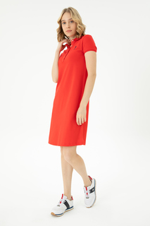 Платье женское US Polo Assn G082GL0750GURLIN23 красное XL