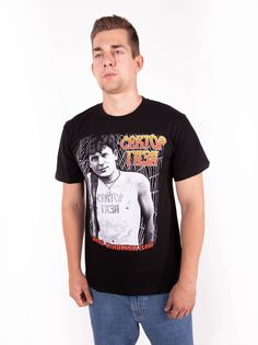 Футболка мужская 27230 черная 48 RU No Brand