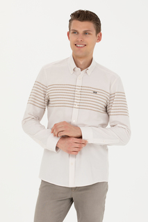 Рубашка мужская US Polo Assn G081GL0040YELO белая XL