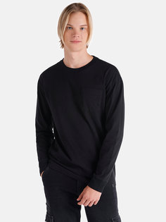 Лонгслив мужской COLINS CL1065666 черный M
