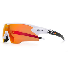 Спортивные солнцезащитные очки мужские SCVCN SC-S2-3LENS оранжевые