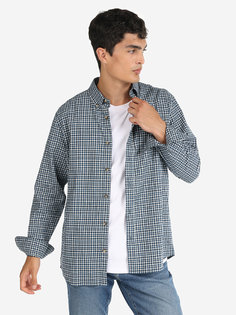 Рубашка мужская Colins CL1065591_Q1.V1 синяя S