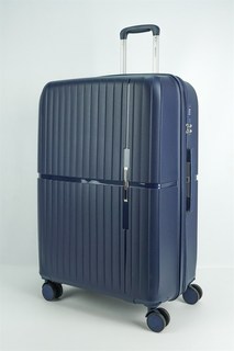 Чемодан унисекс Sweetbags Cross темно-синий, 74x49x30 см