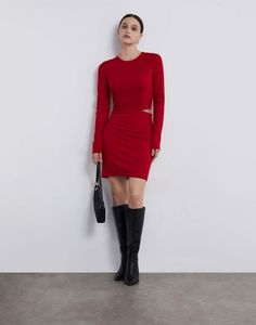 Платье женское Gloria Jeans GDR027919 красное XL (52-54)