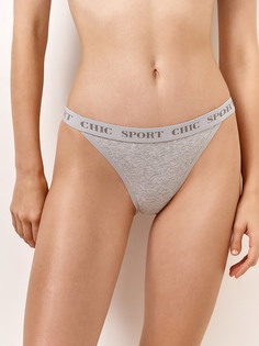 Трусы женские Minimi Basic M2S281 tanga серые L