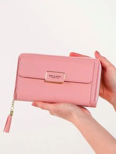 Кошелек женский Baellerry светло-розовый No Brand