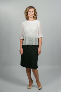 Юбка женская Mila Bezgerts 2606ЛП черная 54 RU