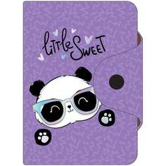 Визитница OfficeSpace "Sweet Panda", 10 карманов, 75*110мм, ПВХ, арт. 319950 - (5 шт.) No Brand