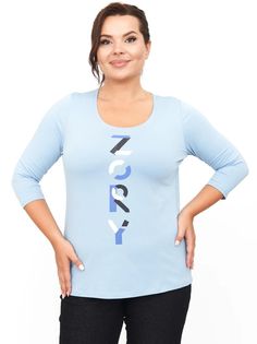 Лонгслив женский ZORY ZBL26902 голубой 48-50 RU