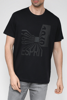 Футболка мужская Esprit Casual 033EE2K303 черная M