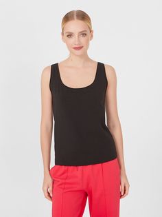 Топ женский Lo 14232001 черный 42 RU