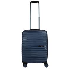 Чемодан унисекс Eberhart Dune синий, 55х38х20 см