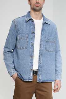 Джинсовая рубашка мужская Marc OPolo Denim 362924422022 синяя XL