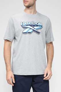 Футболка мужская Reebok HZ9739 серая L