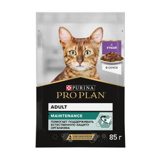 Влажный корм для кошек PRO PLAN с уткой, в соусе, 85 г