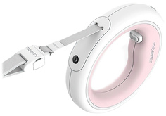 Поводок для собак Xiaomi Moestar UFO Retractable Leash 2 3м розовый