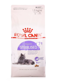 Сухой корм для кошек Royal Canin Sterilised + 7 для стерилизованных, 1.5 кг