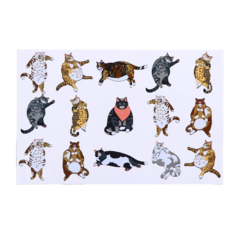 Коврик под миску для животных Пижон Fat Cat 43х28 см