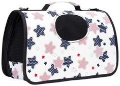 Сумка-переноска для кошек и собак Кошки, каркасная, размер S, 37,5 х 17 х 22 см Пижон