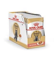 Влажный корм для кошек Royal Canin British Shorthair, мясо, для британских, 24шт по 85г