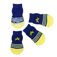 Носки Пижон нескользящие "Звезда", размер M, набор 4 шт